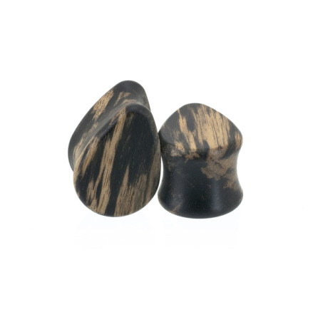 Teardrop Plugs, Tigerebenholts
