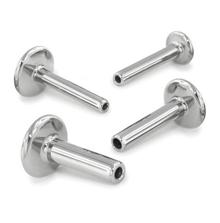 Labret i implantat graderat stål