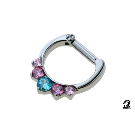 Septum Clicker med 5 kloinfattade slipade stenar