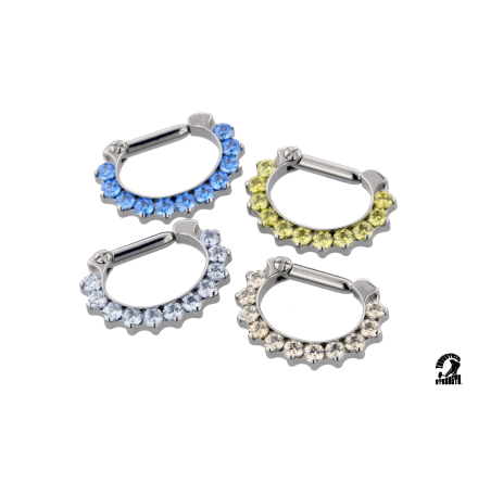 Septum Clicker med 11 kloinfattade slipade stenar