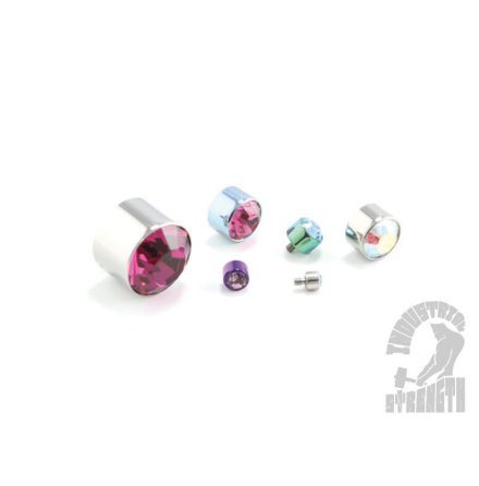 Ram-infattad Swarovski med h�g profil, g�ngad