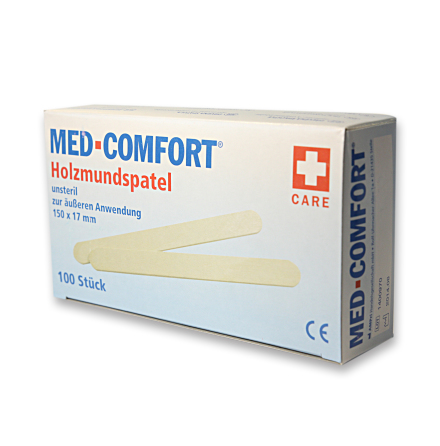 Tongue Depressors, Med Comfort, 100pcs