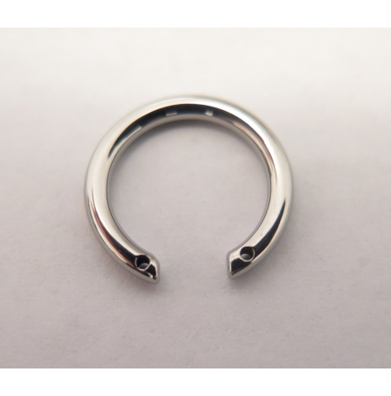 Ti ring 1.6x9.5mm W/Front facing holes