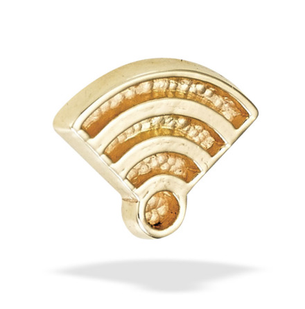 14k WiFI in Yellow gold, Thredless