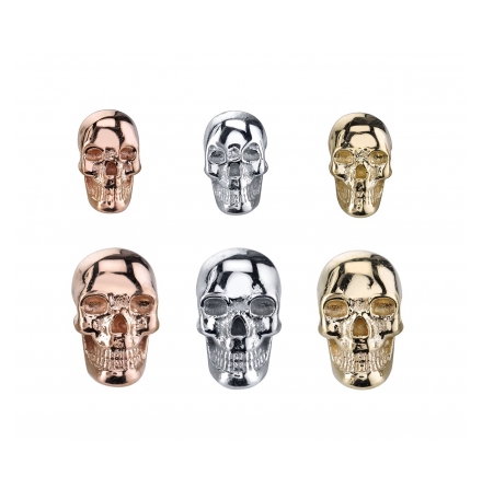 "Skull"- yellow gold, threaded 14k