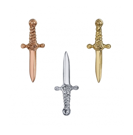 14k Slasher dagger, push fit - 9mm