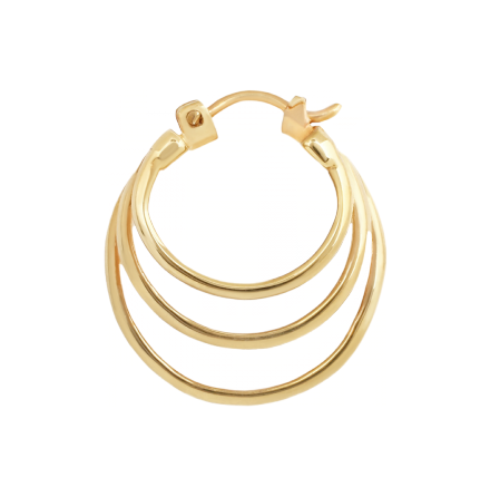 18k, Mini Saturns, Three delicate rings