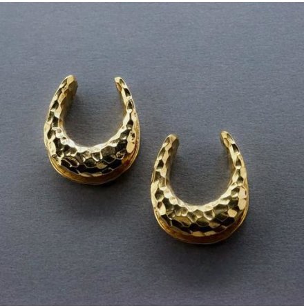 Solid Brass HAMMERED Platform Saddle Spreader