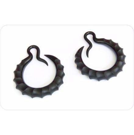 4g (5mm) Ibex Crescent Hoop, Crystal