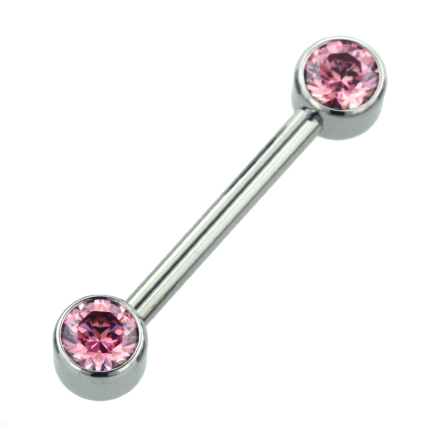 BEZEL FORWARD FACING BARBELLS i titan