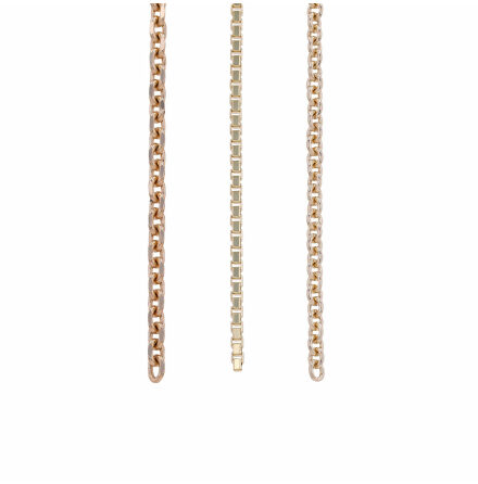 18k Yellow gold Chain, 50.8mm