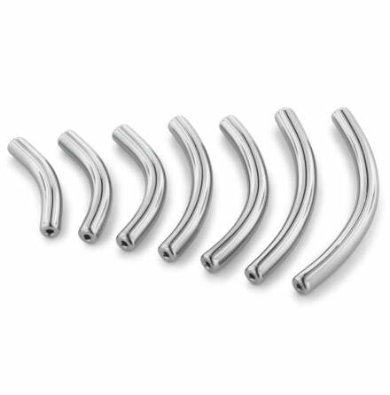 THREADLESS CURVED NAVEL BARS, 1.6X11.1mmu