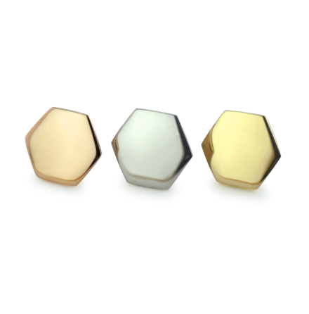 14k Hexagon