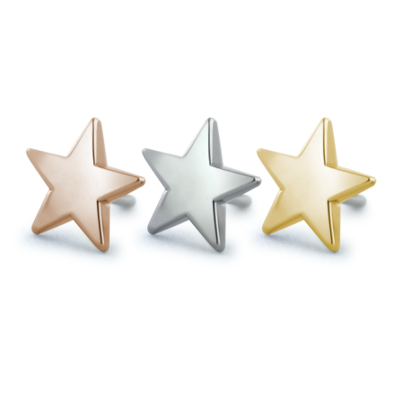 18K Gold Stellar End