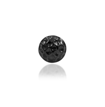 Rhodium Black Gold Scene Dot Textured