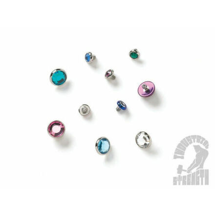 Ram-infattad fasett-slipad sten, gängad