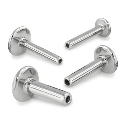 UNI labret i titan, 2.0mm